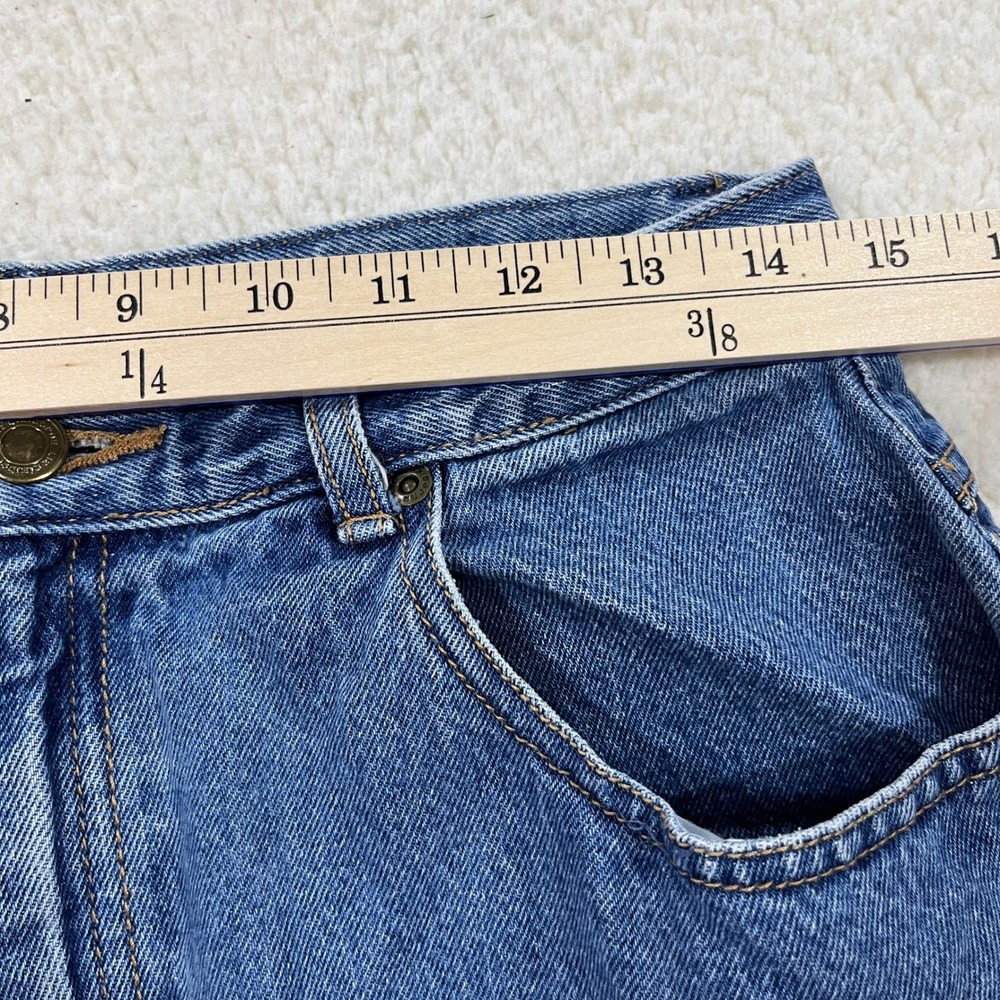 Liz Claiborne Jeans Womens 14 Blue Lizwear Vintage High Rise Tapered Leg Denim - Picture 4 of 10